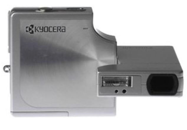 KYOCERA Fine cam SL400R デジカメ 充電機有り Kyocera Finecam SL400R Digital Camera, 4.0MP, Digital Camera 3x