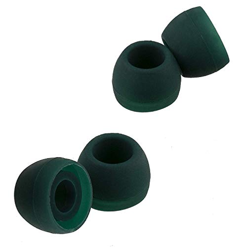 Xcessor Replacement Silicone Earbuds 7 works (Set of 14 Pieces). Medium, Forest Green - Image 3