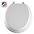 Mayfair 815CP 000 Soft Toilet Seat with Premium Chrome Hinges that will Never Loosen, ROUND, White & Mayfair 15EC 006 Removable Soft Toilet Seat that will Never Loosen, ROUND - Premium Hinge, Bone
