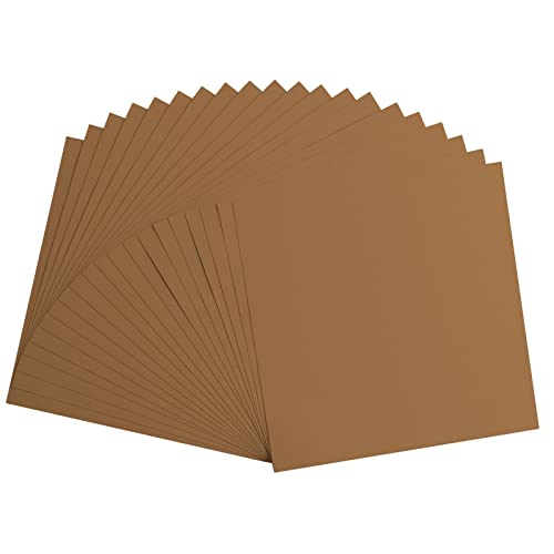 Florence Cardstock Textured, Coloured Card Making Supplies 12 x 12 inch, Brown, 20 Sheets - Image 3