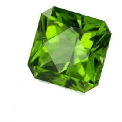 KINSHU GEMS 15.00 Ratti 14.25 Carat Certified Unheated Untreatet A+ Quality Natural Peridot Loose Gemstone for Women's and Men's