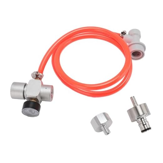 Stainless Steel Mini Keg Regulator with Hose