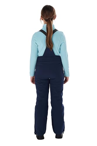 killtec Mädchen Skihose/Funktionshose mit abzippbarem Latz KSW 77 GRLS SKI PNTS, dunkelnavy, 116, 37258-000