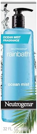 Neutrogena Rainbath Replenishing Shower and Bath Gel -Refreshing Body Wash with Moisturizing Formula for Soft Skin, Ocean Mist Scent, 32 fl. oz. (946 mL) Pump Bottle