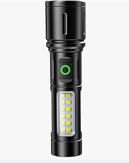 WellHise 603 Usb Şarjlı Yüksek güç spot uzun LED El Feneri Zumlanabilir Ultra Parlak Acil Aydınlatma Feneri