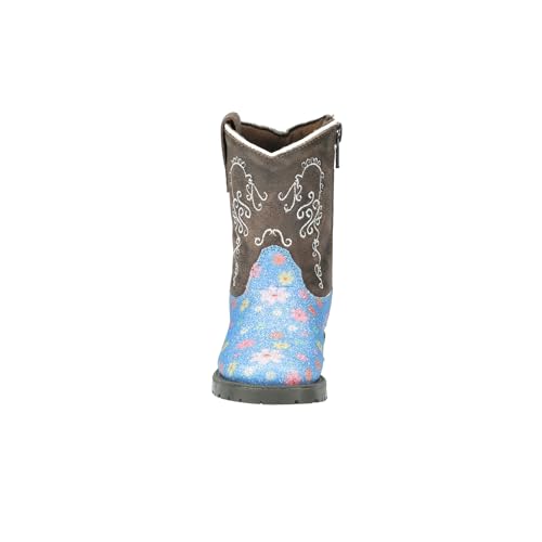Image of Smoky Mountain Boots Toddlers' Autry Square Toe Leather Western Cowboy Boots