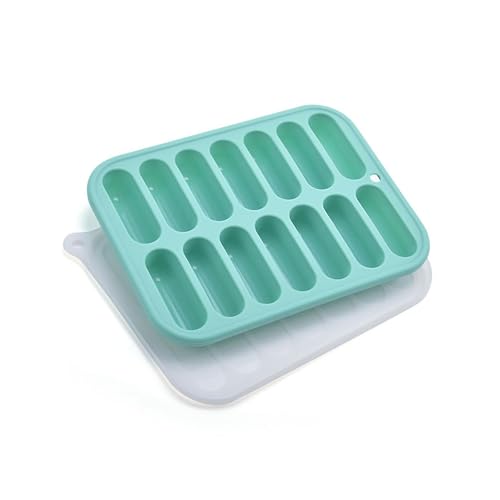 Molde de silicona para cubitos de hielo con tapa miniatura 1