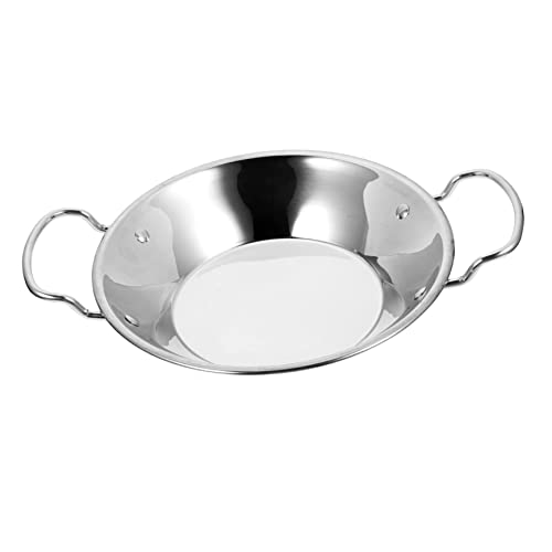 Wok de acero inoxidable con doble asa Luxshiny miniatura 1