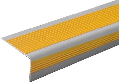 Non-Slip Stair Treads for Wooden Steps - Indoor Skid Resistant Carpet Mats, Safety Rugs & Protectors, Stairslide Runner Treads, Yellow 6x3cm 2.3x1.1in