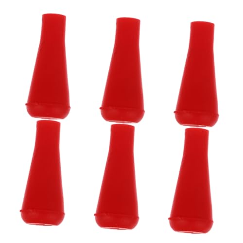 OSOLADY Enhance Archery Skills 6pcs 8mm Soft Rubber Arrowheads for Practice Training