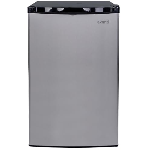 Image of Avanti 4.4 cu. ft. Compact Refrigerator, Mini-Fridge, in Stainless Steel (RM4436SS)