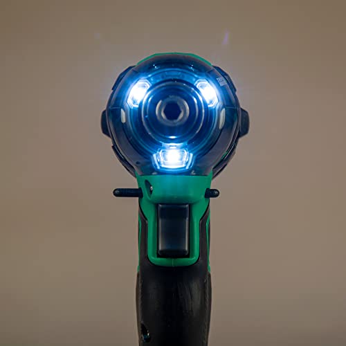 Metabo Hpt 36V Multivolt™ Cordless Triple Hammer Bolt Impact Driver Kit | 5 Speed Modes | 3 Led Lights | Up To 1,903 In-Lbs Of Torque | Ip56 Rated | Lifetime Tool Warranty | Wh36Dc #TOP5