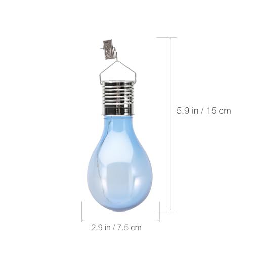 Bombilla solar exterior para iluminar sin cables el jardín con plástico resistente 2