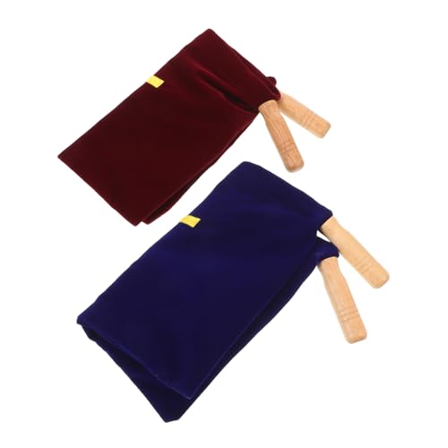 Pochette de collecte église à grande capacité et manches bois