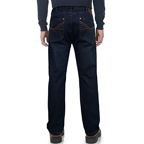 FR Pants for Men 12oz Flame Resistant Jeans Comfort Regular Fit FR Jean Washed Work Jeans for Men3
