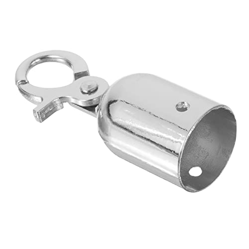CANIGHT Crochet d'Extrémité de Corde en Acier Inoxydable Butée de Corde pour Balustrade Accessoire de Sécurité 1 Pièce Convient pour Poteaux de Séparation Facile à Installer