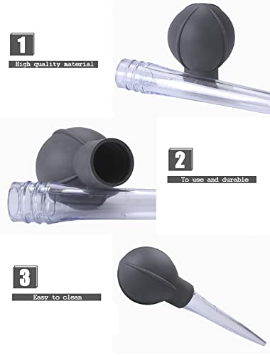 HengDu Double Scale Large Turkey Baster BBQ DIY Baking and Other Cooking Sauce Spreads and Creamy Styling.