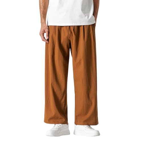 Men's Casual Harem Pants Comfortable Loose Fit Summer Breathable Daily Wear Versatile Stylish Stretch Pants for