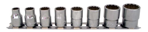 ko-ken 3/8 (9.5 mm) Sq. 12 Angle Socket Rail Set, 8 Pieces Set, rs3405 m/8