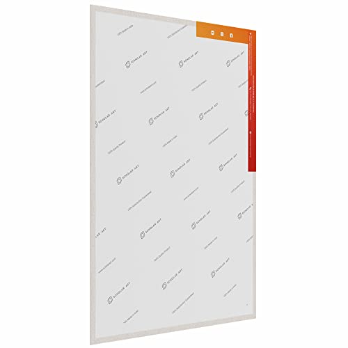 Image of Scholar Art Hobby Series 04 Oz (230 GSM) 100% Cotton Canvas Panel Board for Painting (White Blank Canvas Boards for Acrylic Paint, Oil Paint, Wet & Dry Media) | 12 inchx16 inch (30x40 cm), Pack of 12