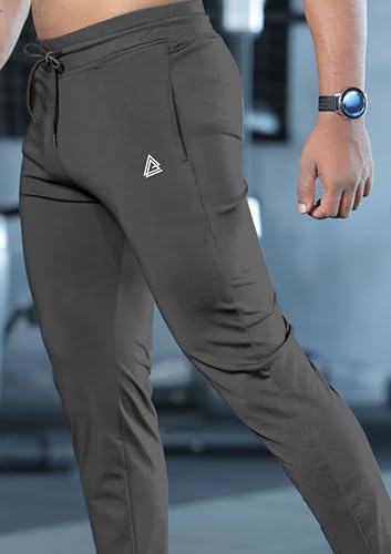 Image of FTX Men Solid Regular Fit Polyester Track Pant (Pack of 3)