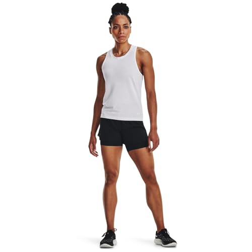Seamless Stride Singlet Under Armour blanc le débardeur de course épuré - 4