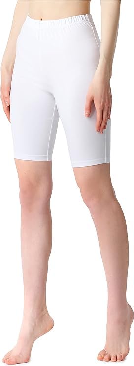 Image of DIVING DEEP Womens Slip Shorts for Under Skirt Shorts for Women & Girls High Waisted Women's Shorts | Stretchable Skin Fit Shorties Tights for Women & Girls | Cycling Shorts for Women