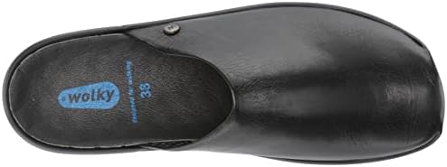 Wolky Women's Go Black Velvet Leather Clog/Mule Review | Image 4