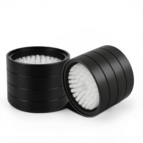 54 mm Coffee Tamper Clean Mat Barista Espresso Tamper Mat Built-in Cleaning Brush,Aluminum Alloy 2-in-1 Rotation Cleaning + Storage base suitable for all Espresso Distributor tampers tool