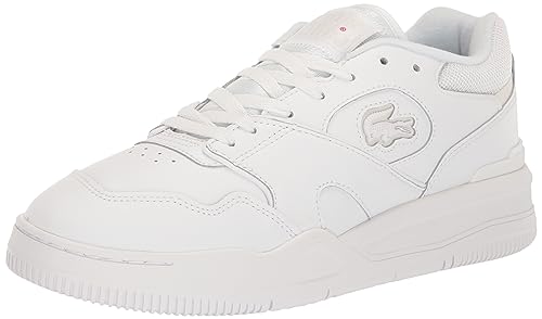 Lacoste Men's Lineshot Mesh Collar Leather Sneaker