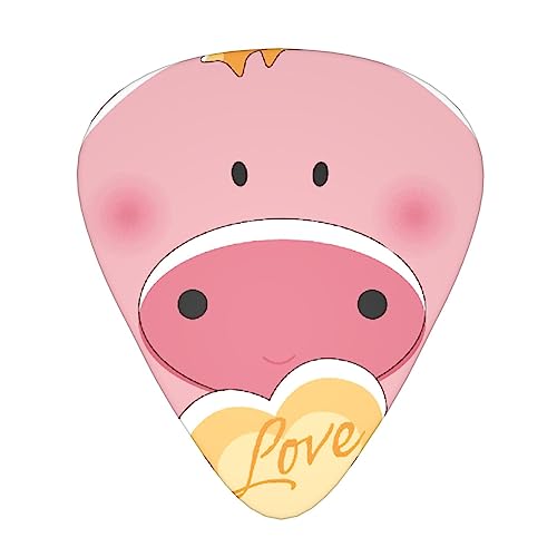 Lovely Pig Lot de 12 médiators tendance et durables pour guitare électrique, ukulélé - Les Beatles, Paul McCartney, John Lennon, RIngo Starr, George Harrison Lovely Pig Lot de 12 médiators tendance et durables pour guitare électrique, ukulélé