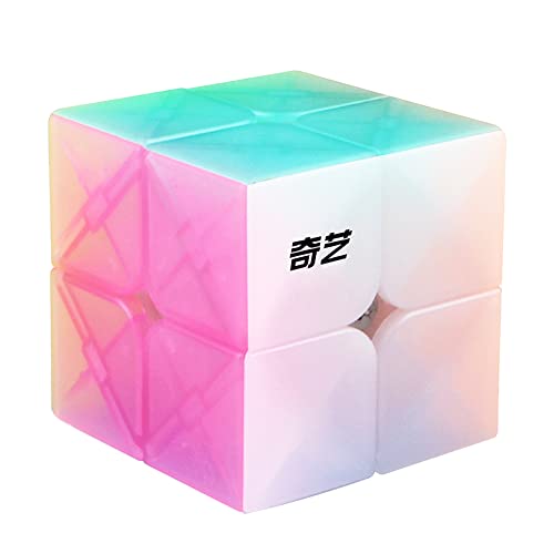 QY Toys Jelly 2x2x2 Speed Cube Stickerless...