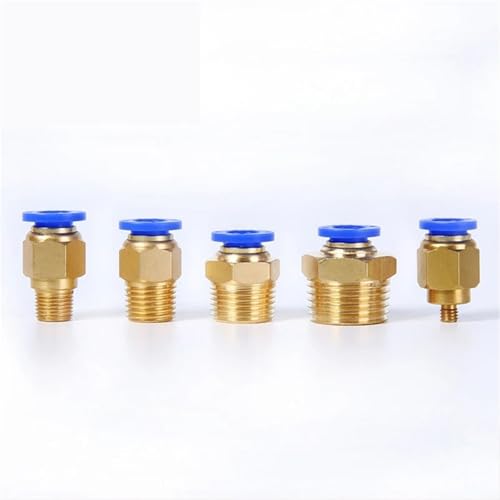 Accesorios de manguera neumática 10mm conector rápido de tubería y rosca 1/2 SL 3