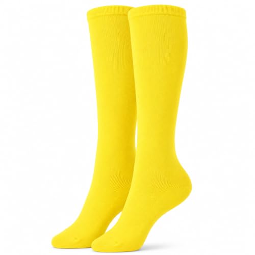 Image of juDanzy Solid Knee High Socks for Sports or School Uniforms