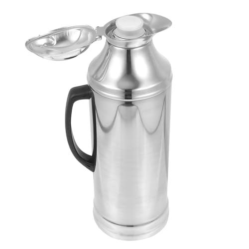 COHEALI Botella Térmica Gran Capacidad de Acero Inoxidable Interior de Vidrio Aislante y Portátil para Uso en Casa u Oficina