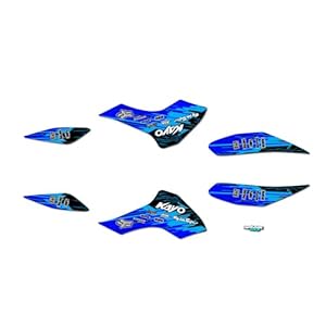 Kalair Gfx Graphics Kit For Kayo Sports Atv Fox-70, Ay-70, Storm-70 (All Years) Fracture Series - Atv Utv Stickers, Quad Dirtbike Racing Decal Automotive No-Plastics 10 31d7rehna2l. sl500 . ss300