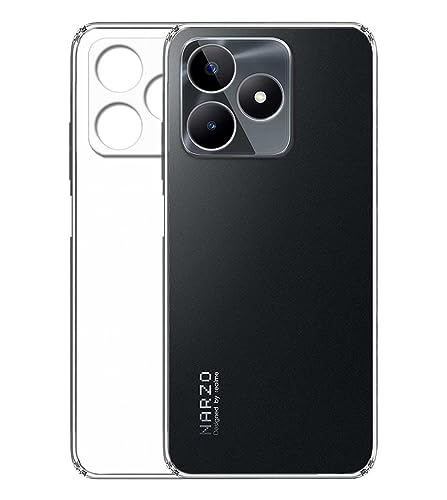 Image of Soft Silicone TPU Back Cover Compatible with Realme C53 / Narzo N53