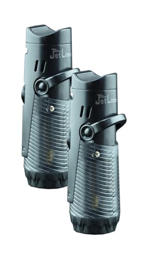 Jetline Regal Encendedor de Mecha Única Negro con Reposacigarros