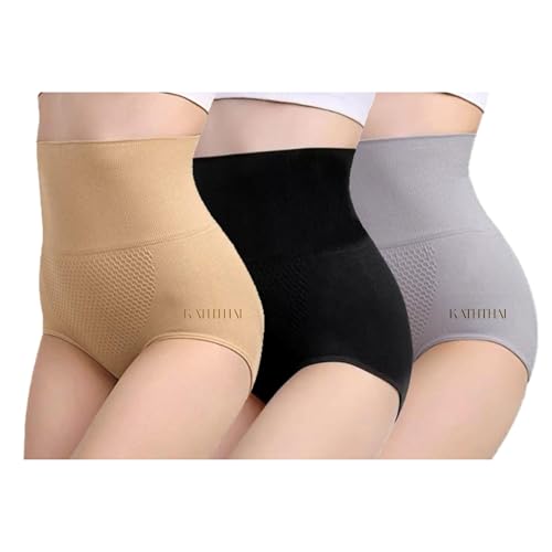 Image of Kaththai High Waist Body Shaper Briefs for Women | Tummy Tucker Shapewear Panty for Women | Shaper Seamless Panty for Women | Hipster Concealed Waistband Thigh Shaper