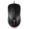 COOLERPLUS FC112 USB Optical Wired Computer Mouse with Easy Click for Office and Home, 1000DPI, Premium and Portable,Compatible with Windows PC, Laptop, Desktop, Notebook (Black)