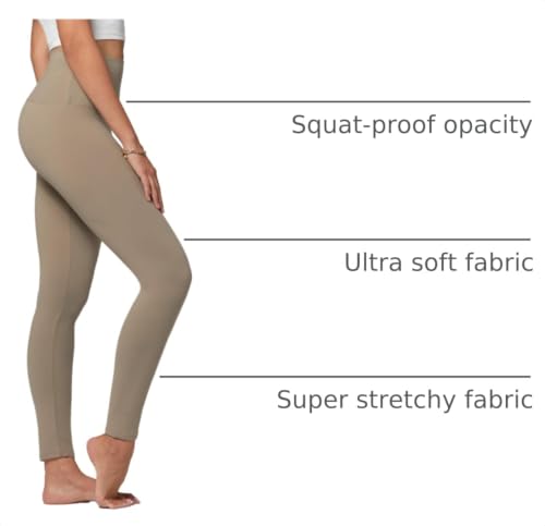 Image of Conceited High Waisted Ultra Soft Leggings for Women - Full Length, Capri Length and Biker Shorts - Available in Plus Size