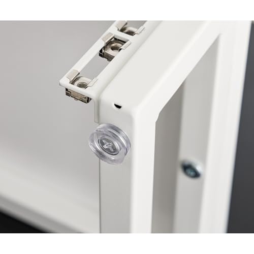 Image of Desktop Rack Stand 2U, Rack for Audio Equipment and Stand for Speaker or Display (White)