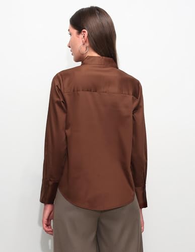 Image of Cotton Sateen Regular fit Shirt