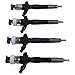 Czomoizc 4 Pcs 095000-7780 095000-7781 23670-30280 23670-39315 23670-39316 Fuel Injectors Compatible with Toyota Hilux Hiace Land Cruiser 2.5L 3.0L 1KD-FTV 2KD-FTV Euro 4 D-4D Prado.