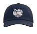 Hockey Nanny Flowers Grandma Nanny of A Hockey Player Adjustable Printed Baseball Hat, Navy Blue