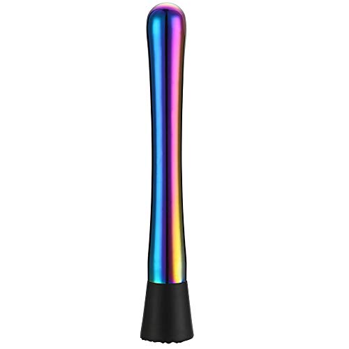 YFS Professional Stainless Steel Cocktail Muddler, Durable Easy to Use Bar Tool