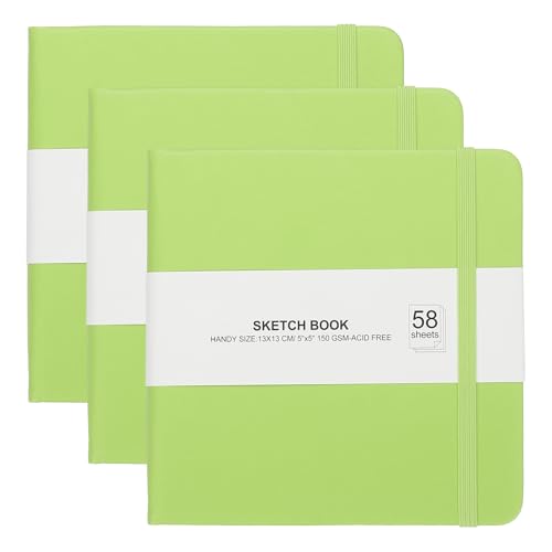 Carnet de croquis de poche 150g/m² PATIKIL pour dessin et peinture