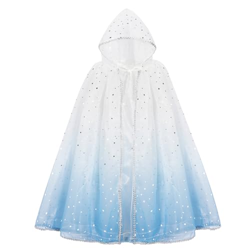 Capa con capucha de princesa para niñas PHOGARY miniatura 1