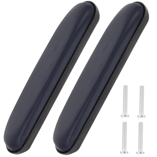 Artibetter Arm Chair Covers 2Pcs Wheelchair Arm Pads Wheelchair Armrest Pads Armrest Pad Padded Armrests for Wheelchair, Universal Arm Pads Replacement Blue Office Chair Accessories