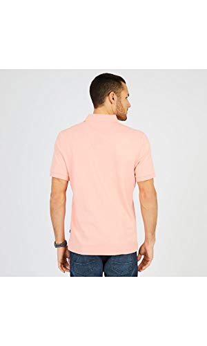 Image of Nautica Men's Classic Fit Short Sleeve Dual Tipped Collar Polo Shirt